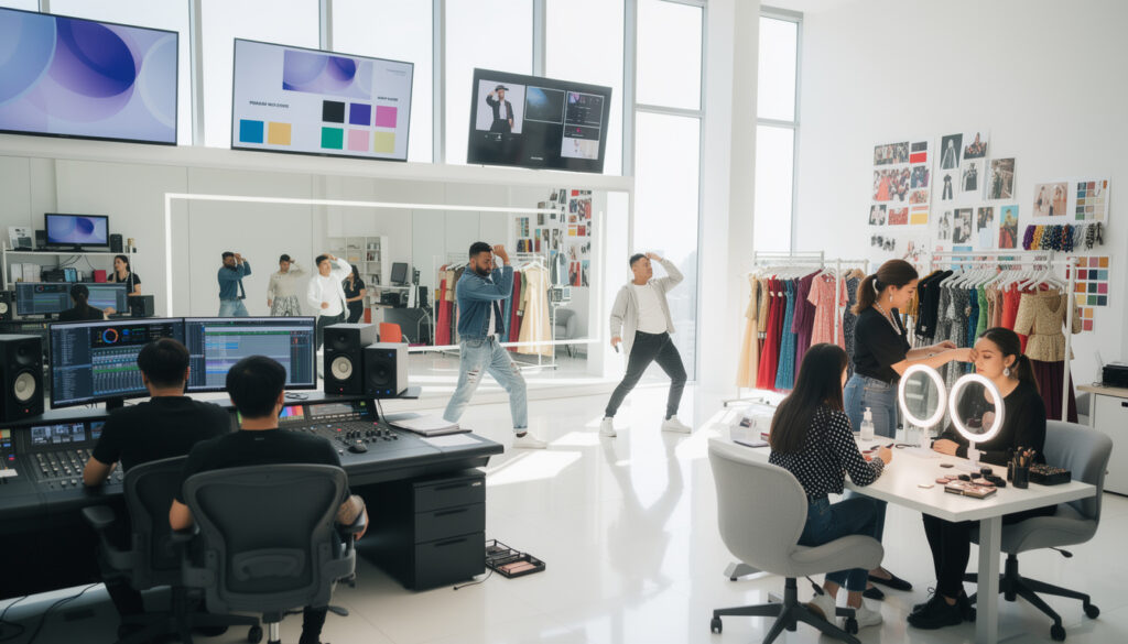 découvrez le processus complet et les stratégies utilisées par les agences pour créer un groupe k-pop à succès, de la sélection des talents à la formation intensive.