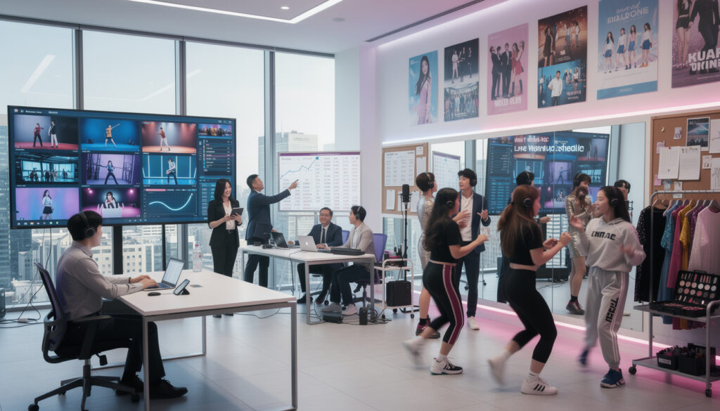 découvrez le rôle essentiel des agences k-pop dans la formation, la promotion et la gestion des idols, ainsi que leur influence sur l'industrie musicale coréenne.