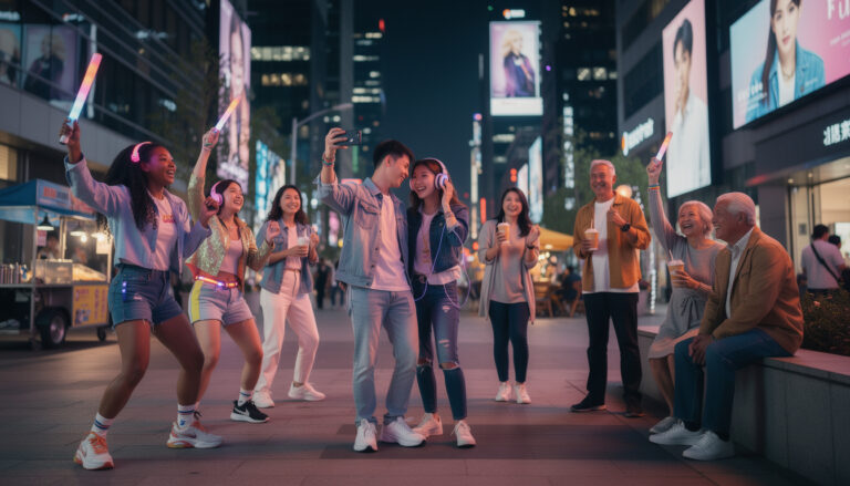 découvrez si la k-pop est uniquement destinée aux adolescents ou si elle séduit un public plus large à travers des générations.