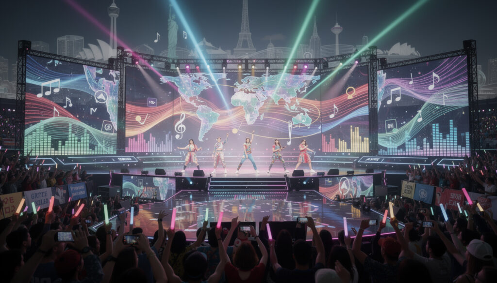 découvrez comment la k-pop révolutionne l'industrie musicale mondiale en mêlant innovation, performances spectaculaires et stratégies marketing uniques.