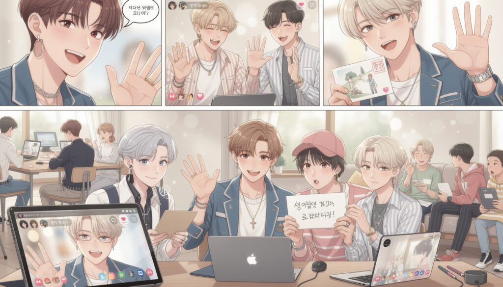 découvrez comment bts utilise les réseaux sociaux, les applications et les événements pour communiquer directement avec ses fans et renforcer leur lien unique.