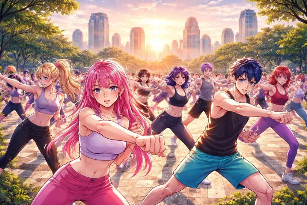 découvrez comment la k-pop et le sentiment de solitude ont motivé la création de cours d'aérobic en plein air à bangkok, mêlant culture et bien-être urbain.