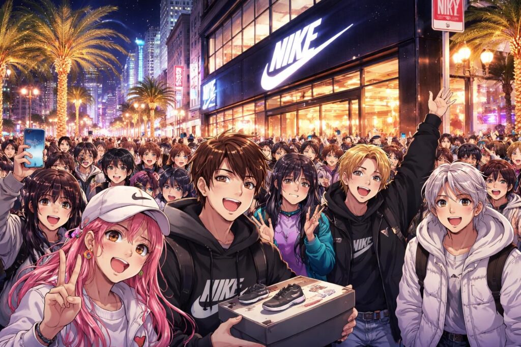 découvrez la nouvelle collection exclusive bts x nike lancée à san francisco, qui attire des fans passionnés faisant la queue toute la nuit à union square. une collaboration incontournable pour les amateurs de mode et de k-pop.