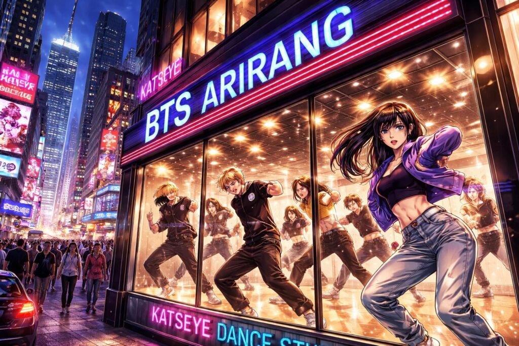 découvrez les lieux à new york où se tiennent le projet bts arirang et les cours de danse katseye, alliant passion musicale et danse dynamique au cœur de la ville.