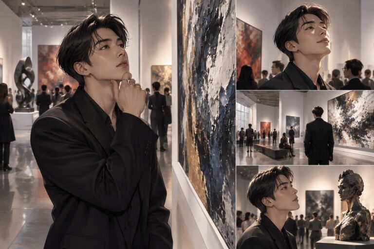 rm, membre de bts, fait ses débuts dans le monde de l’art avec une exposition au sfmoma, ouvrant un nouveau chapitre de son parcours créatif.